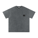 Snow Washed Oversized Shirt - Concrete